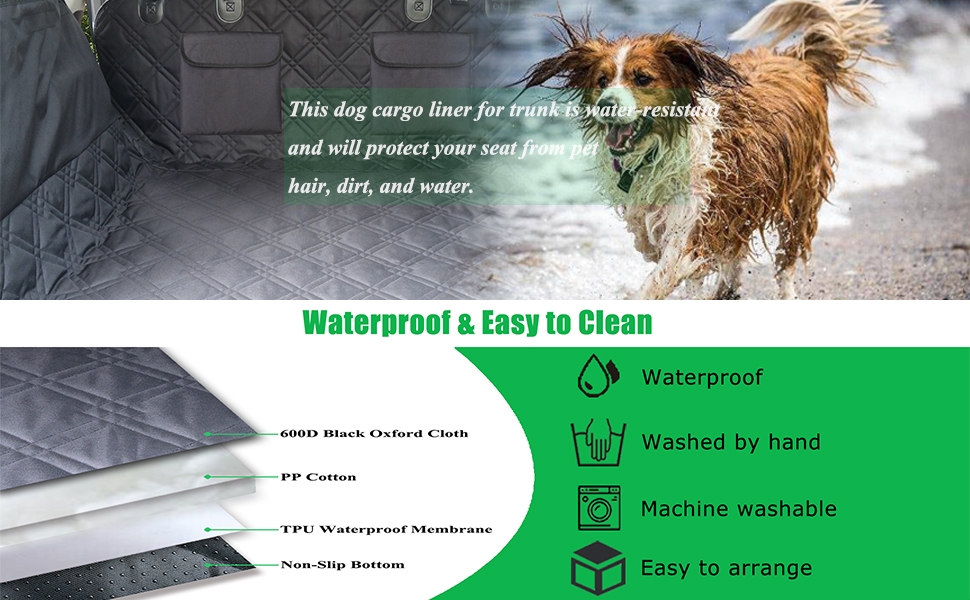 water proof and easy to clean 